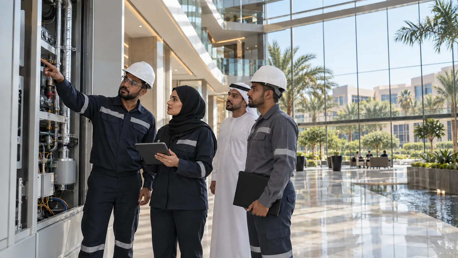 Facilities management and maintenance staff