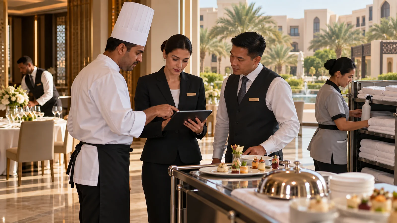 Hospitality and support services staff