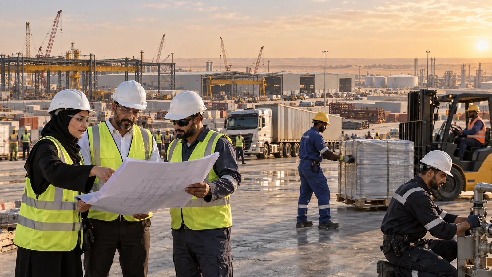 Blue-collar trades for UAE construction and industry
